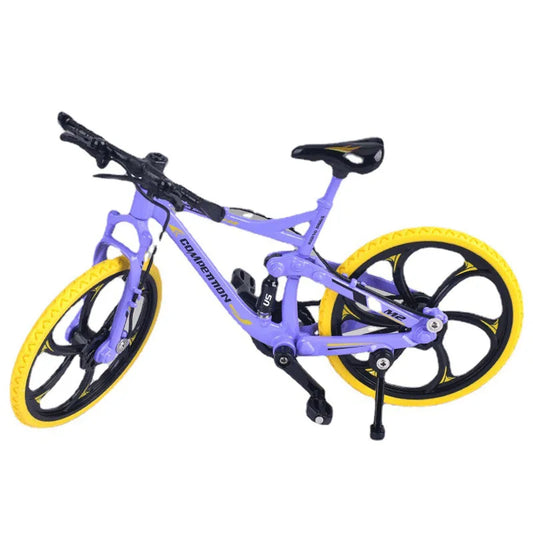 Vélo Miniature, violet et jaune