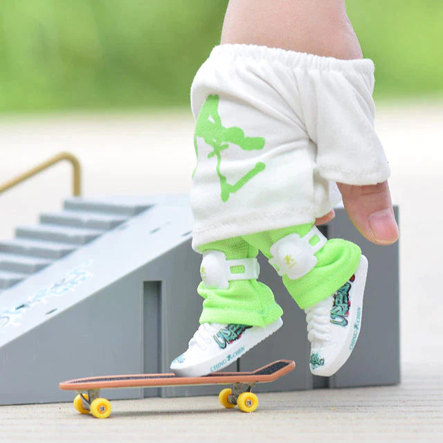 Pack Finger Skate + Tenue vert